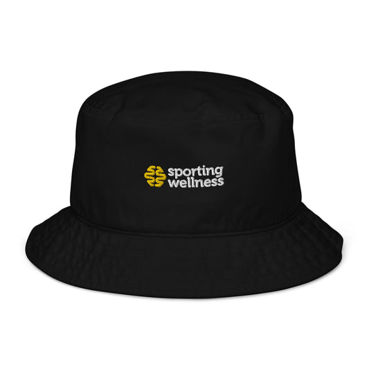 Sporting Wellness Black Bucket Hat