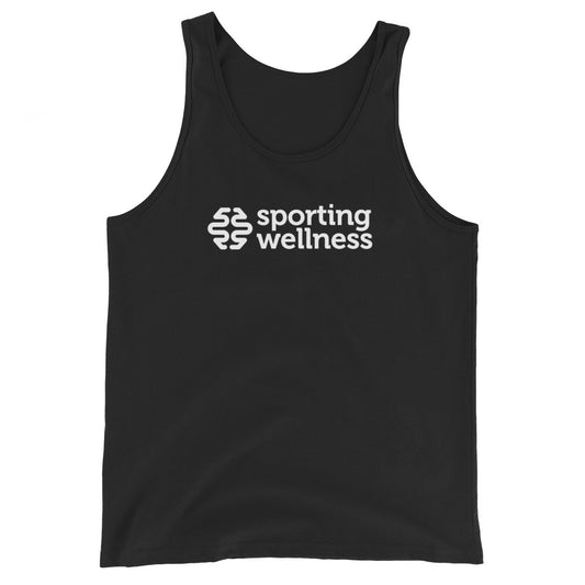 Sporting Wellness Mono Logo Unisex Vest - Black