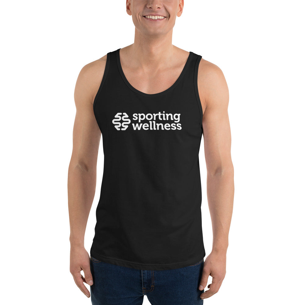 Sporting Wellness Mono Logo Unisex Vest - Black