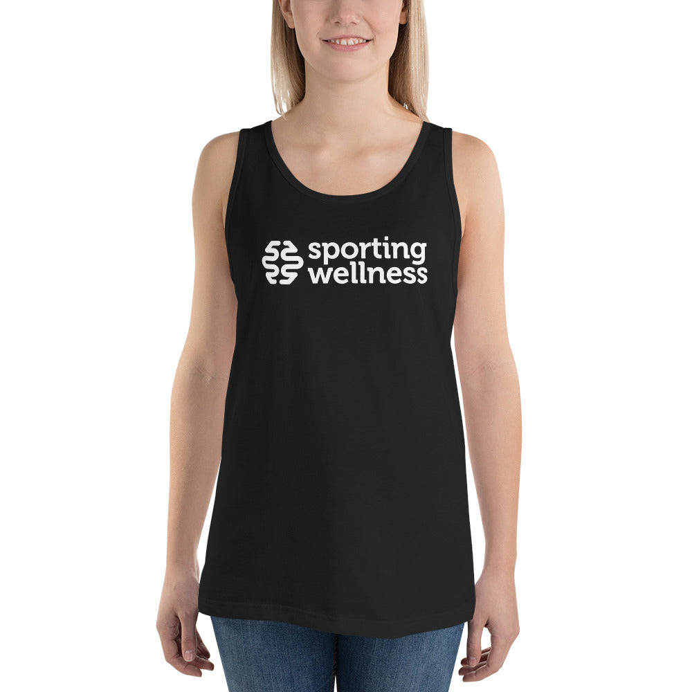 Sporting Wellness Mono Logo Unisex Vest - Black