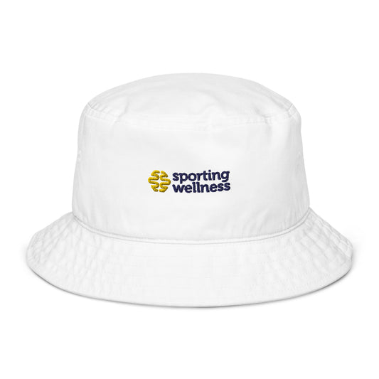 Sporting Wellness White Bucket Hat