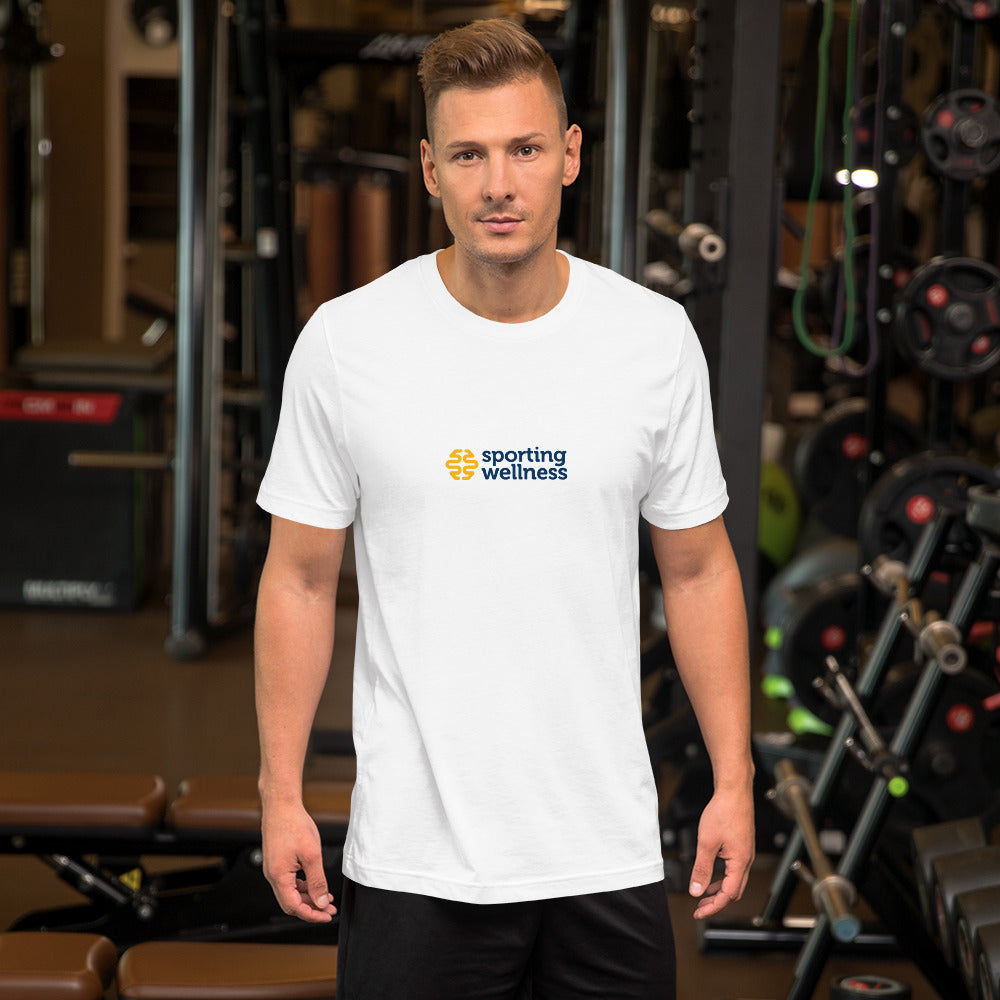 Sporting Wellness Original Logo Unisex T-Shirt - White