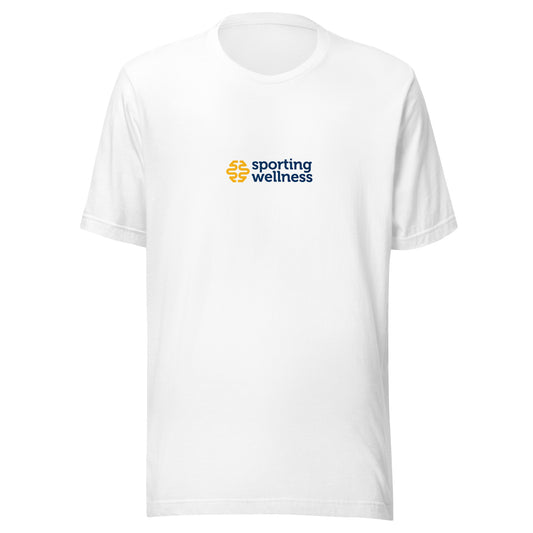 Sporting Wellness Original Logo Unisex T-Shirt - White