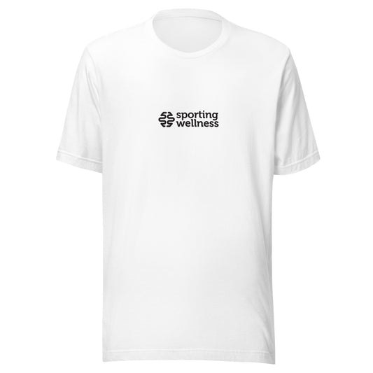 Sporting Wellness Mono Logo Unisex T-Shirt - White